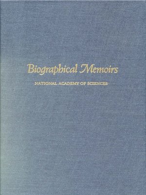cover image of Biographical Memoirs, Volume 74